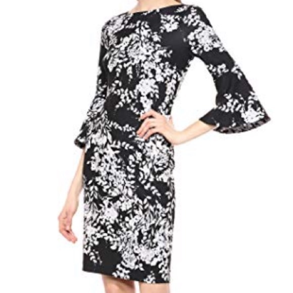 Calvin Klein Dresses & Skirts - Calvin Klein bell sleeve stretch dress NWT